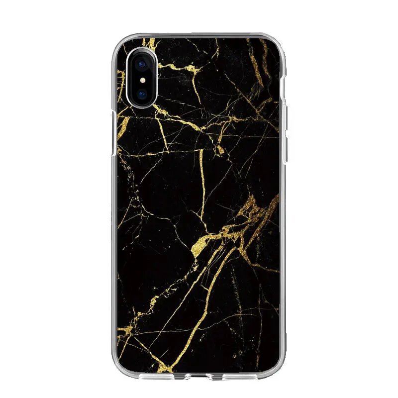 Мраморный чехол для Coque iphone X, XR, XS, MAX, чехол из мягкого ТПУ, задняя чехол для iphone 5 5S se, S6, 6 S, 7, 8 Plus, чехол, чехол для телефона