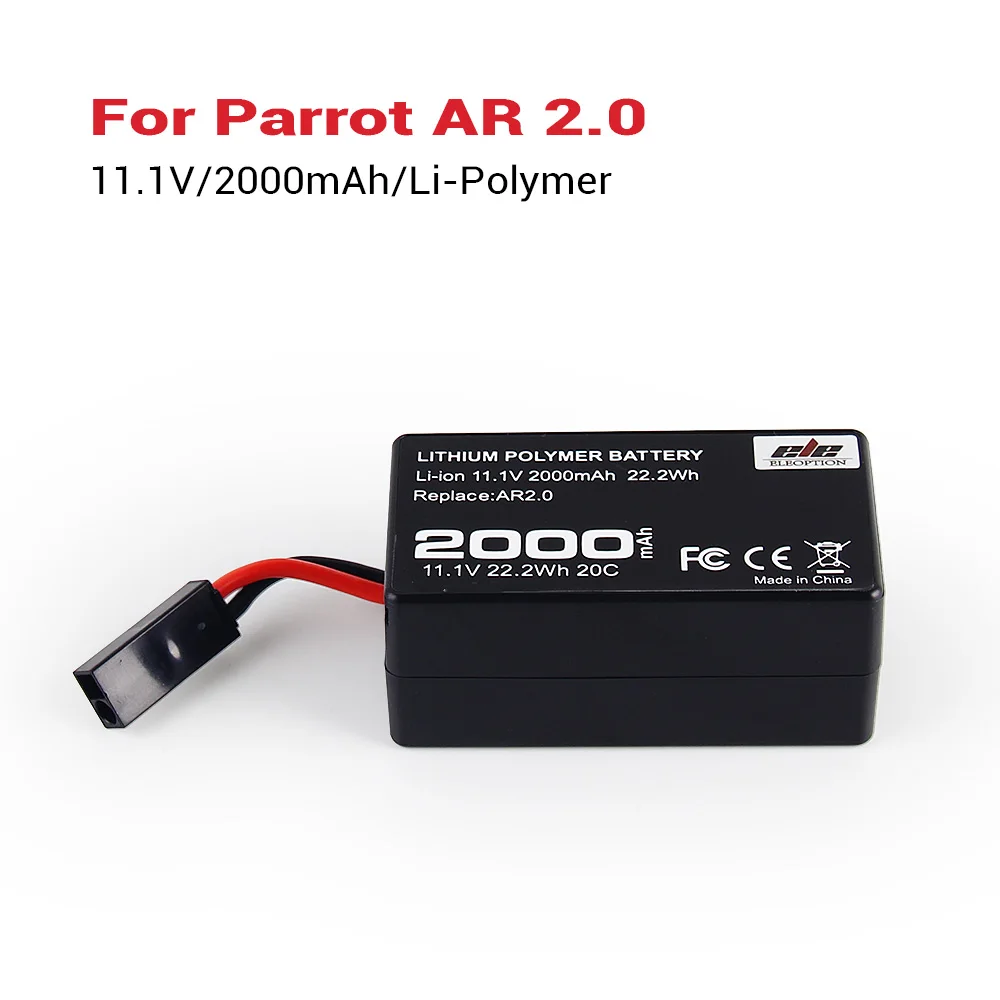 США Высокое качество 2000mAh 11,1 V мощный литий-полимерный аккумулятор для Parrot AR. Drone2.0 квадрокоптера