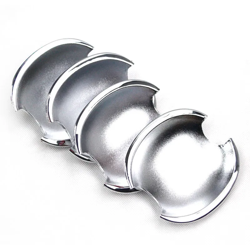 FUNDUOO для Skoda YETI 2009 2010 2011 2012 2013 высокое качество, поступления г. ABS хромированные покрытия для дверных ручек отделка накладки - Цвет: bowl