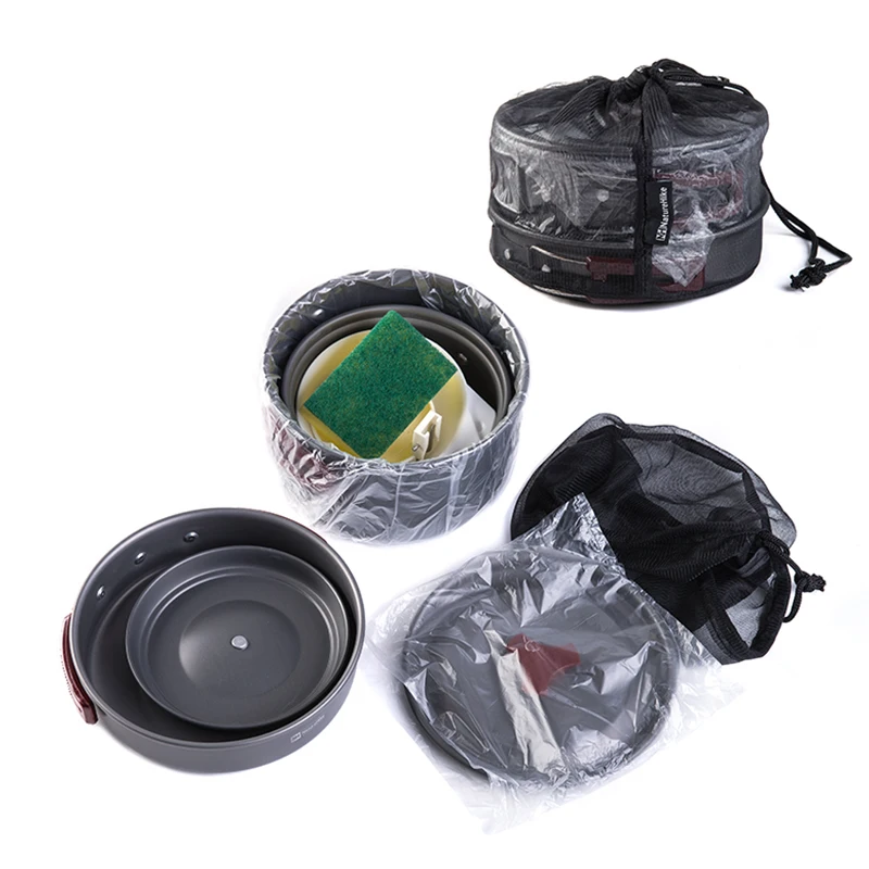 Naturehike al aire libre Camping Picnic aleación de aluminio vajilla Cookware ollas sartén tazón para acampar senderismo recorrido al aire libre Naturehike al aire libre Camping Picnic aleación de aluminio vajilla Cookware ollas sartén tazón para acampar senderismo recorrido al aire libre