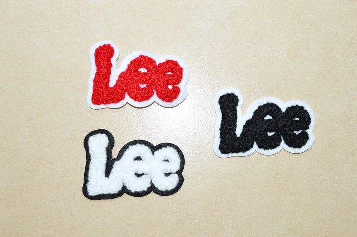 

2.48 inch ~ LITTLE BLACK & RED & White IRON ON Patches, sew on patch,Appliques, Made of Cloth,100% Quality JEANS LOGO