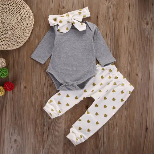 3 шт. хлопковый комбинезон с длинным рукавом на возраст 0 24 месяца|baby girl clothes|3pcs