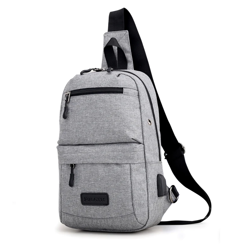 

Crossbody Bags for Men Messenger Chest Bag Pack Casual Bag Waterproof Nylon Single Shoulder Strap Bag 2018 New Fashion