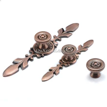 Retro 2PCS European Kitchen Cabinet Door Handles Cupboard Wardrobe Drawer Cabinet Pulls Handles & Knobs Furniture Hardware mahogany furniture of chinese wood kitchen cabinet rosewood tea cabinet cabinet cupboard multifunctional cabinet cabinet