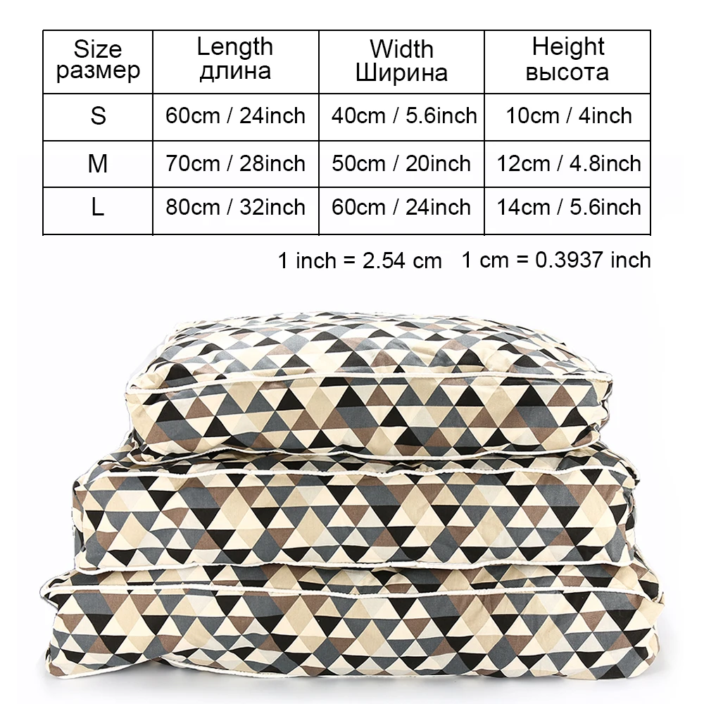 Plaid Dog Bed Sofa Washable Pet Bed Mats For Small Medium Large Dogs Cats Puppy Pet Kennel Cat House Dog Beds Mats Pet Products (9)