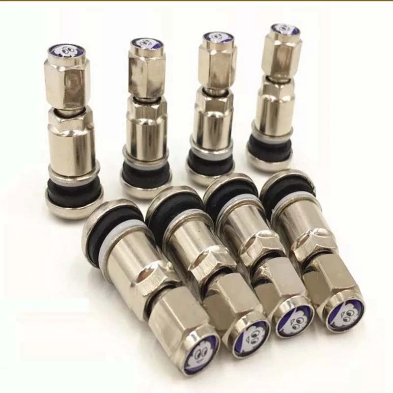 HIGHER MEN Durable Bolt-in Stainless Steel Car Motorcycle Tubeless Wheel Tyre Tire Valve Stems with Dust Caps Tire Valve Stems Cap Car Accessories Reliable Quality HIGHER MEN Durable Bolt-in Stainless Steel Car Motorcycle Tubeless Wheel Tyre Tire Valve Stems with Dust Caps Tire Valve Stems Cap Car Accessories Reliable Quality