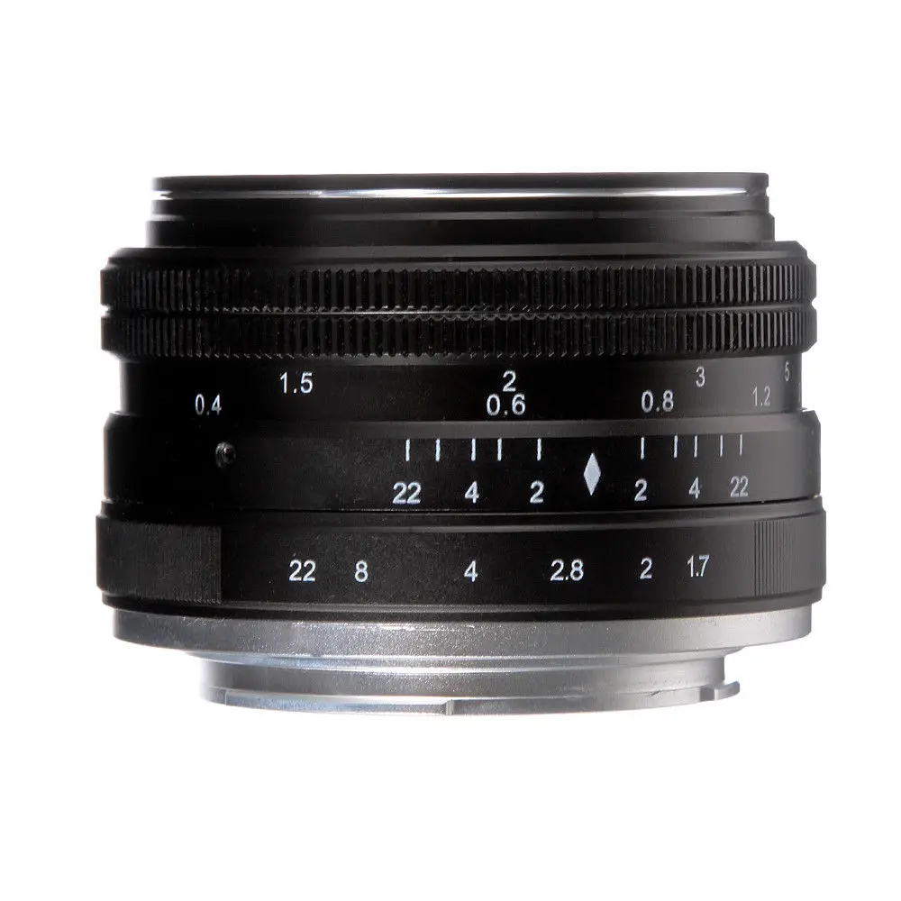 35 мм f/1 7 MF ручной фокус Prime фиксированный объектив APS C для камеры Nikon 1 Mount N1 J1 J2 J3 J4 V1