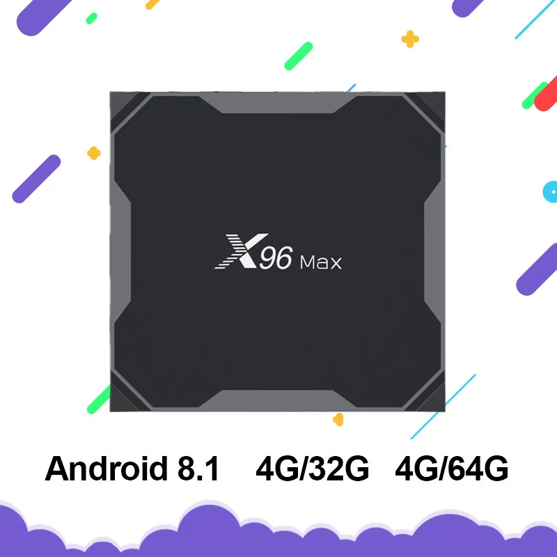 

X96Max X2 Smart TV BOX Android 8.1 Amlogic S905X2 LPDDR4 Quad Core 4GB 32GB64GB 2.4G&5GHz Wifi BT 1000M 4K Set top box X96Max X2