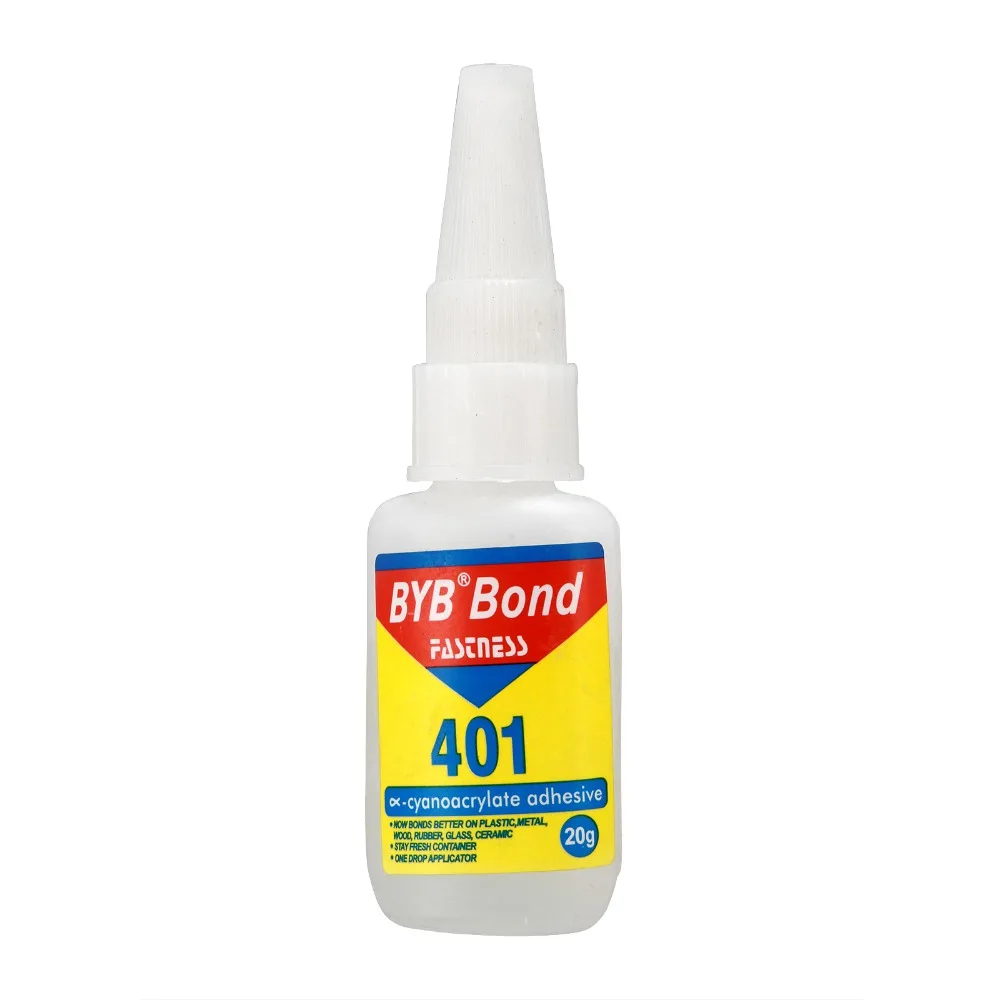 

1pc Net weight 20g BYB #401 Strong Bond Glue For False Nail Tips Nail Art Decoration Tool Nail Glue