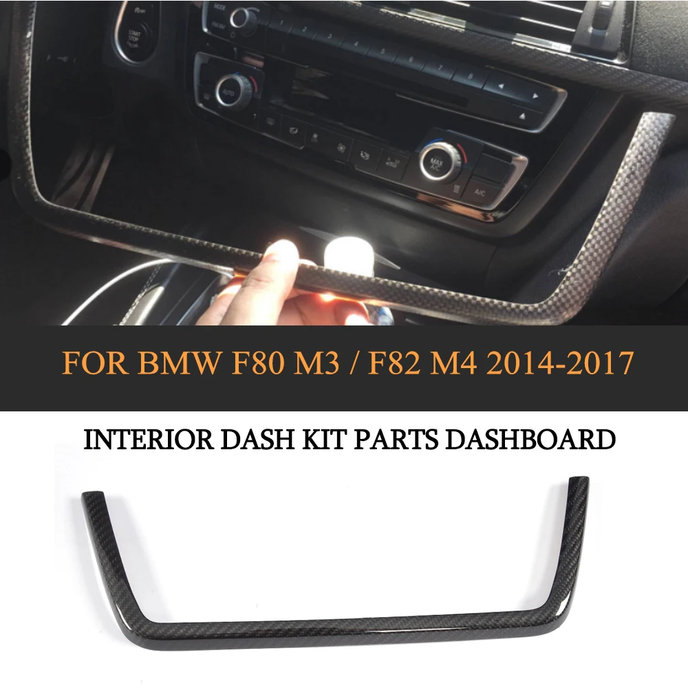

DRY Carbon Auto Interior Dashboard Kit Parts Trim for BMW F80 M3 Sedan F82 M4 Coupe 14-17 Only Left Hand Driving