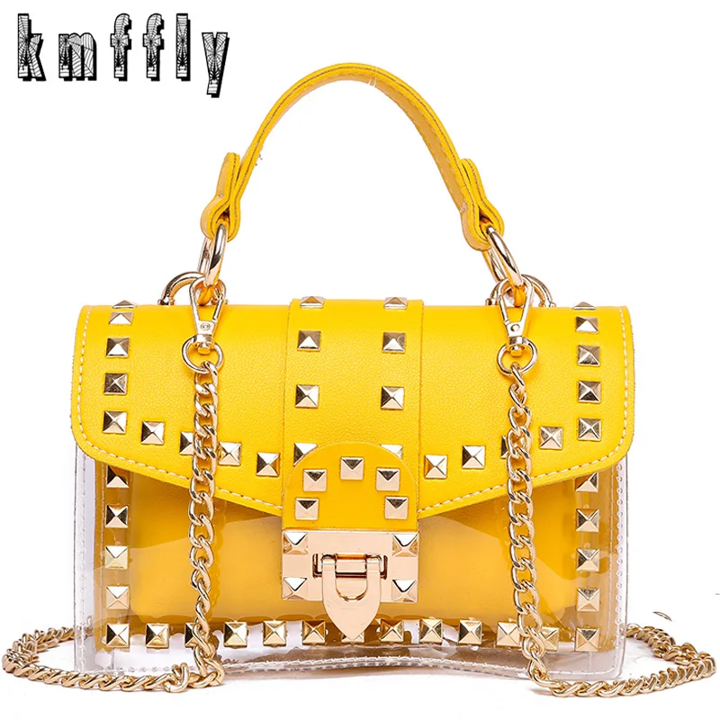 

2019 Women Pu Leather Small Handbags Famous Brand Rivet Bag Shoulder Bag For Lady High Quality Female Girls Messenger Bags