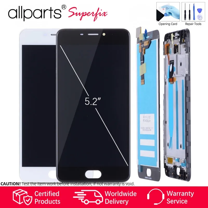 

5.2'' 1280x720 Display For MEIZU M6 LCD Touch Screen Digitizer with Frame for Meizu Meilan 6 M6 LCD Replacement Parts