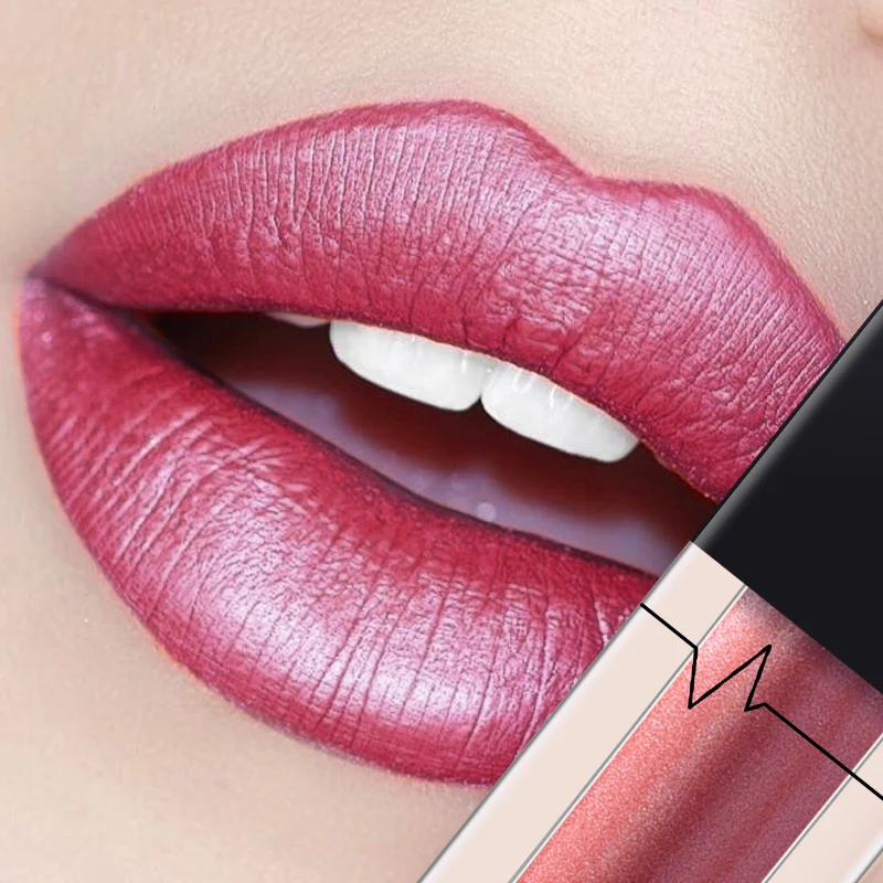 

Pudaier 24 Color Metallic Lip Gloss Glitter Pearl Color Liquid Lipstick Shining Waterproof Lipgloss Sexy Makeup Maquiagem