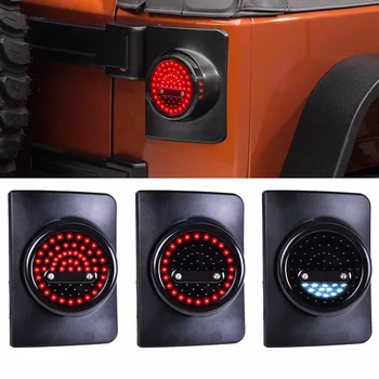 

2 pcs LED Round Tail Light Running Brake Light Turn Signal Reverse Light For Jeep Wrangler Unlimited JK 4 Door Led Taillight