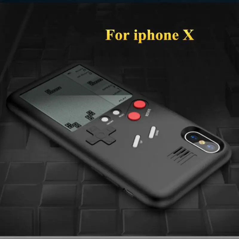 

Unique Multi Phone Cases For Iphone X Cases Tpu Case Tetris Game Console Appearance Protection Cover Gift For Child