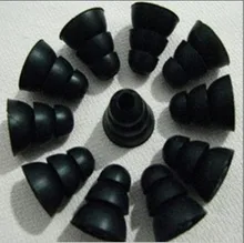 6 Pairs 3 Sizes (S M L ) Three Layer Silicone In-Ear Earphone Earbuds Headset Eartips Earplug Ear pads Headphone H048