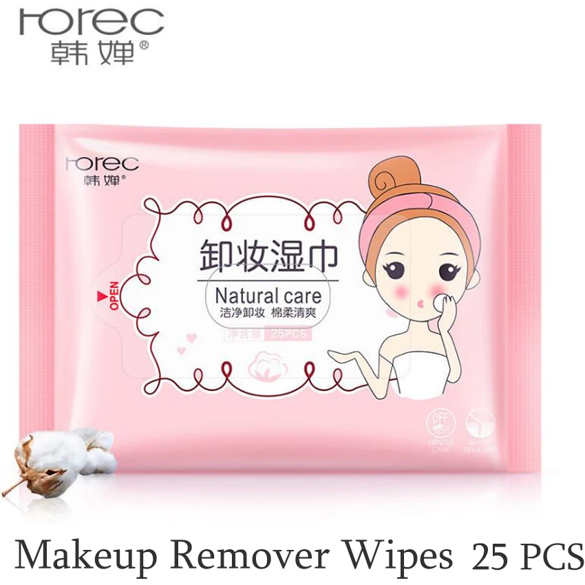 

BIOAQUA Makeup Remover Cotton Wipe Face Deep Cleansing Eyes Moisturizing Pads Make Up Tools 25PCS Skin Care Easy To Carry