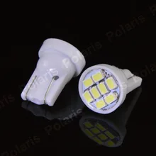 100 шт.; ; детское нижнее белье Белый T10 1206 3020 8 Smd 8smd 8led 194 168 192 W5W Клин для чтения настольная лампа внутреннего освещения AC/DC 12 V