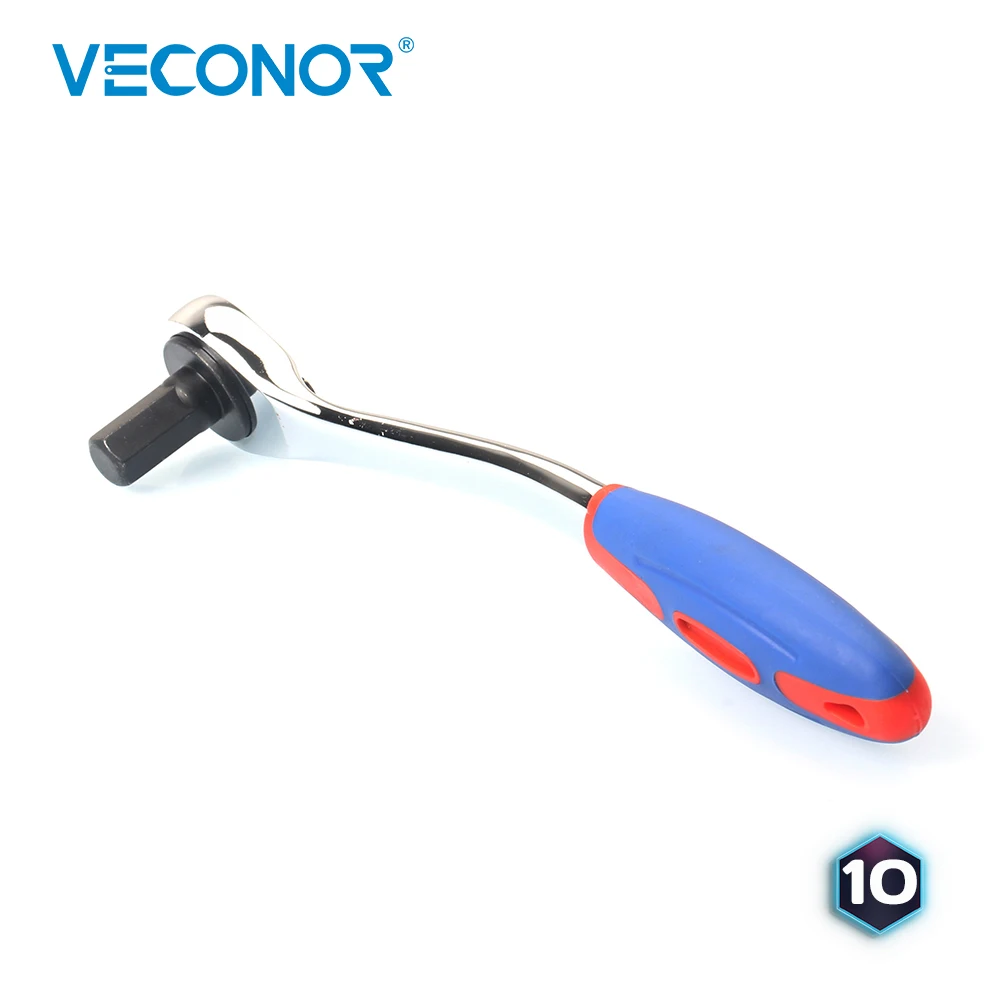 10mm Chrome Vanadium Ratchet Allen Key Wrench Ratcheting Spanner Hand