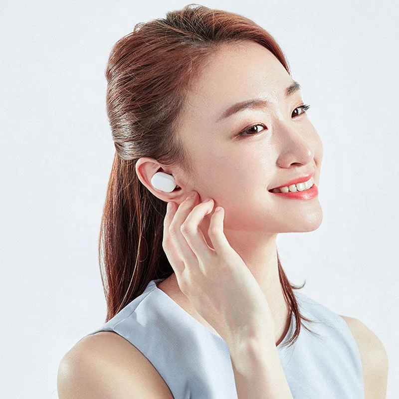 Xiaomi AirDots Молодежная версия Redmi Airdots TWS Bluetooth наушники беспроводные наушники-вкладыши зарядка наушники гарнитура с микрофоном