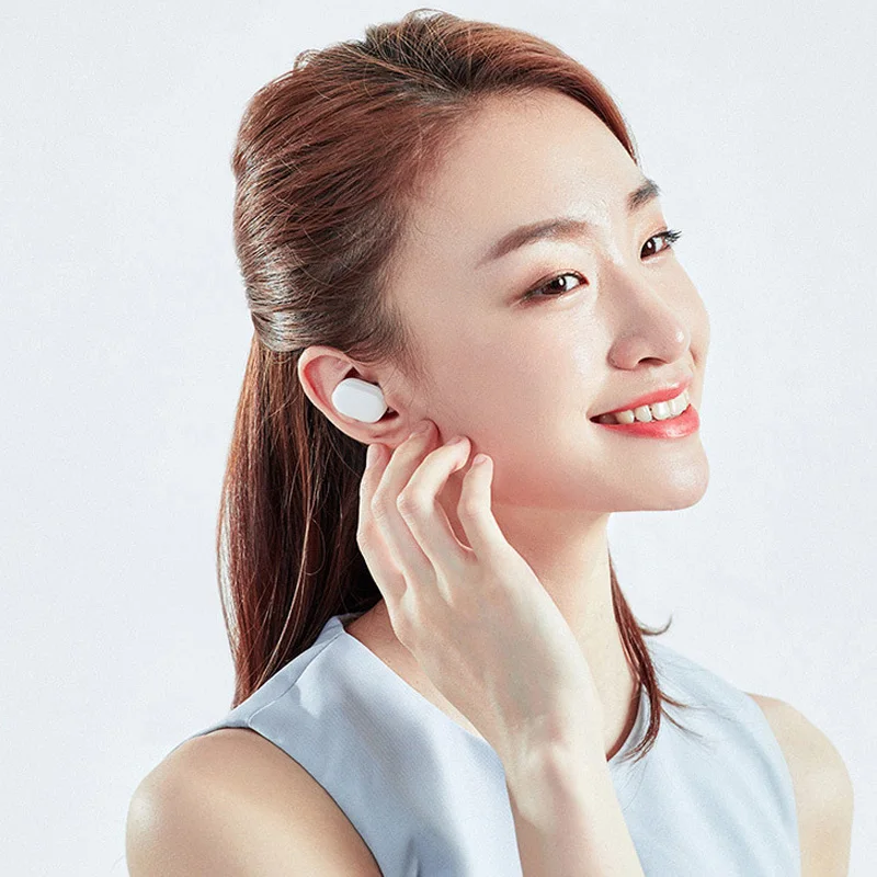 Xiaomi AirDots Молодежная версия Redmi Airdots TWS Bluetooth наушники беспроводные вкладыши