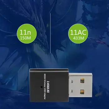 

Dual-Band AC Wireless Network Card 600M Wireless USB Network Card