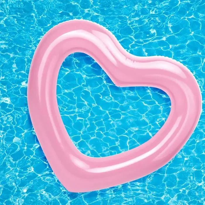 Горячая надувной плавательный круг в форме сердца Поплавок Плот износостойкие толстые безопасные игрушки для воды MCK99