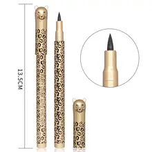 1 шт. Новая красивая леопардовая черная жидкая Водонепроницаемая подводка для глаз Подводка для глаз карандаш ручка инструменты для макияжа