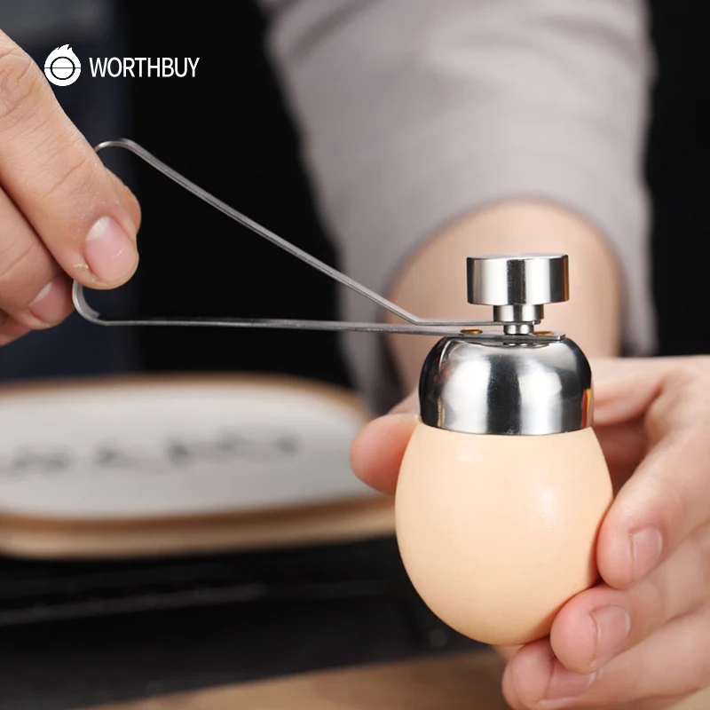 WORTHBUY креативная овощерезка для яиц из нержавеющей стали 304, нож для ракушек, инструменты для приготовления яиц