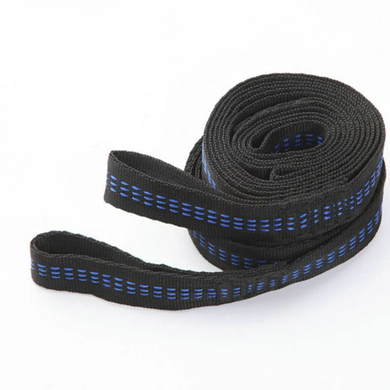 

2 PCS 200cm Adjustable Hanging Hammock Tree Strap Rope Heavy Duty Extension Belt