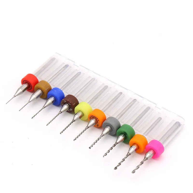 10Pcs//set PCB print circuit board carbide CNC mini micro drill bits T cx