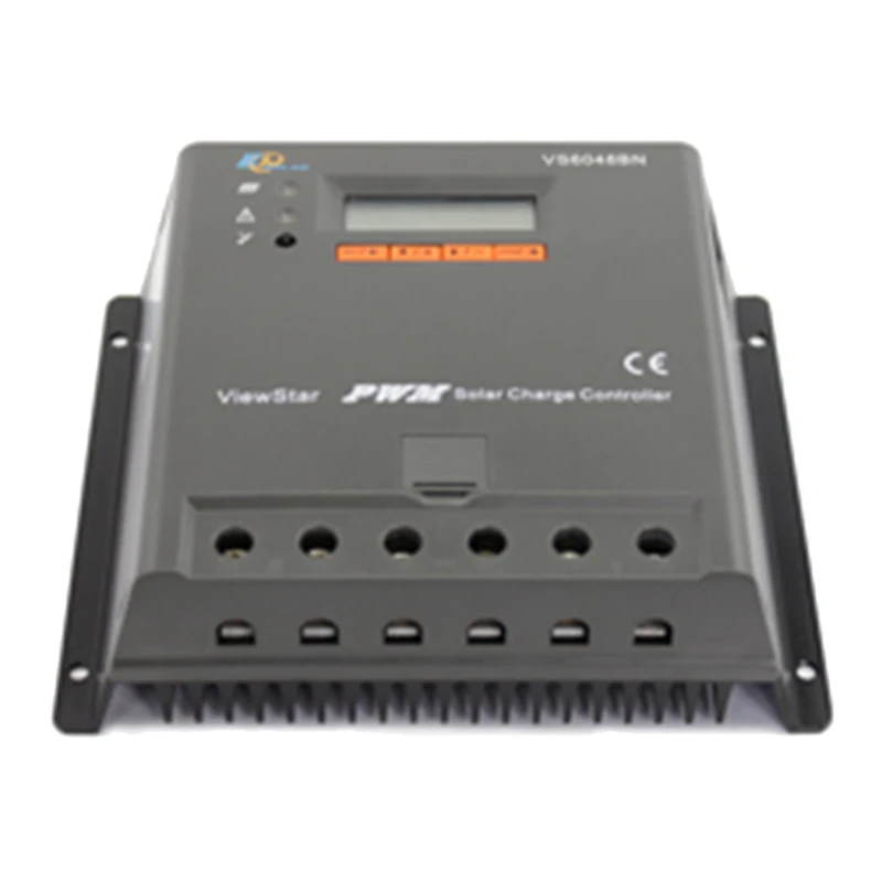 

60A Epever PWM Solar Charge Controller 12V/24V/36V/48V ViewStar Solar Regulator Lighting and Timer Controller RS485 Connect CE