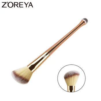 

ZOREYA Brand Rose Gold Blusher Makeup Brushes High Quality Comfortable Synthetic Hair Powder Brush New Arrival 1 PCS