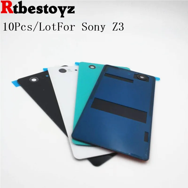 RTBESTOYZ 10 шт. для Sony Xperia Z3 Compact D5803 D5833 чехол стеклянный корпус батареи Чехол Mini Замена