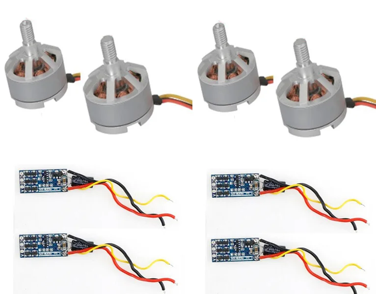 

MJX B5W Bugs 5W Wifi FPV RC Quadcopter parts CW CCW brushless motor and esc set