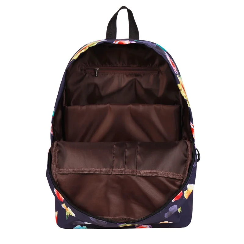 WINNER Fashion Women Backpack Flower Printing Female School Rucksack Water Resistant Girls Daily College Laptop Bagpack (6)