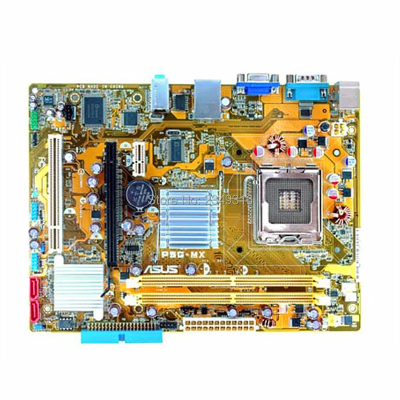 Для Asus P5G-MX настольная материнская плата 945 розетка LGA 775 DDR2 оригинальная б/у материнская плата