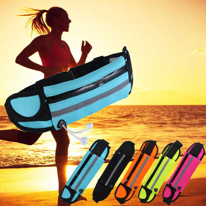 Регулируемая водонепроницаемая сумка для бега для мужчин и женщин, сумка для фитнеса, держатель для мобильного телефона, спортивная сумка для бега и воды