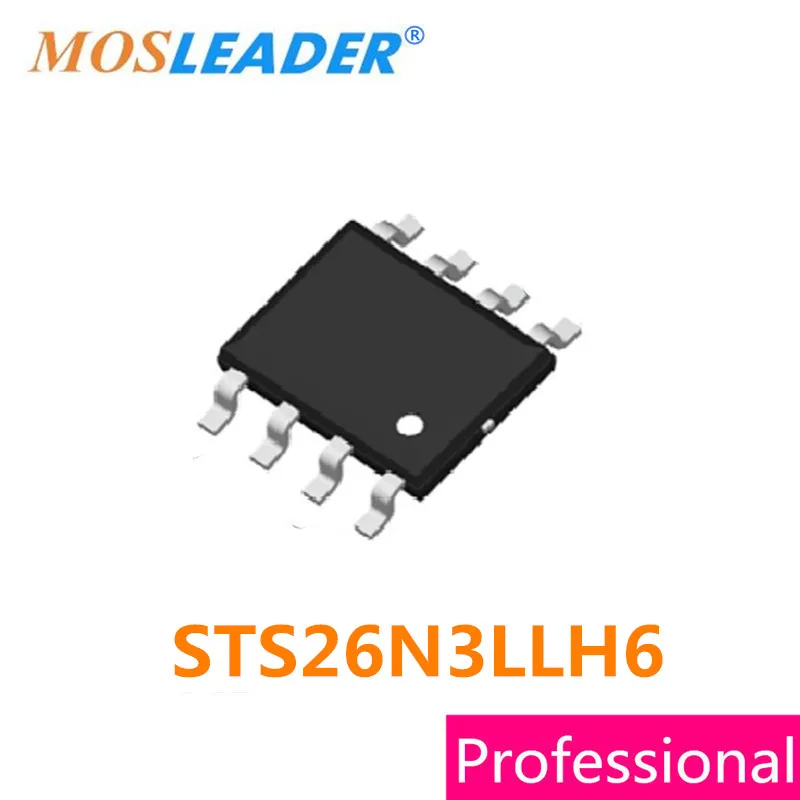 

Mosleader STS26N3LLH6 SOP8 100PCS 1000PCS N-Channel 30V RDS=4mR@RGS=10V STS26N3LLH 26N3 Made in China High quality