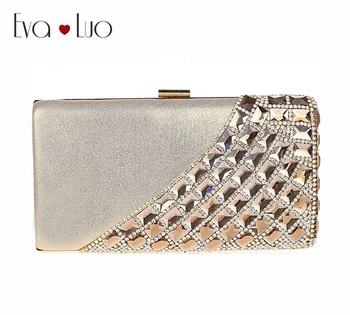 

A060 DHL Fast Shipping Gold Crystal Evening Bags Clutch Bag Women Clutches Lady Wedding bag Handbags Purse