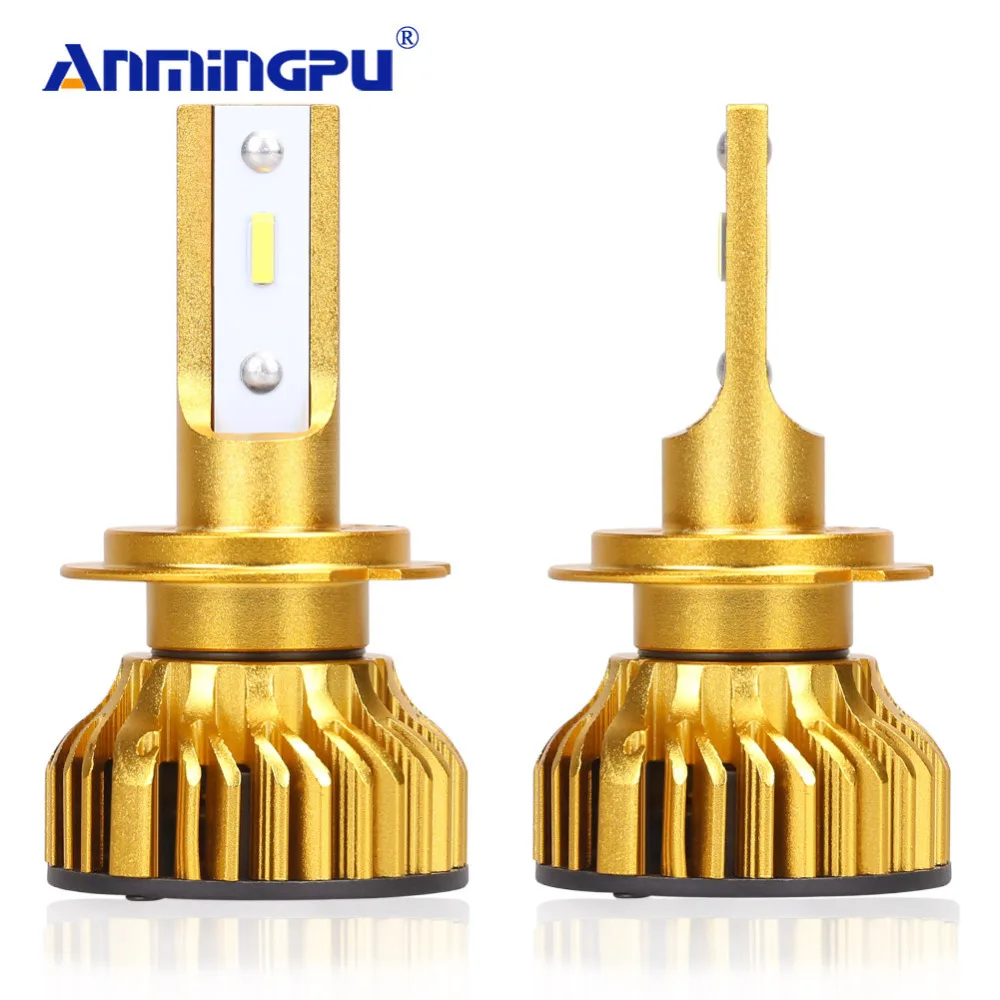 ANMINGPU 2x Mini 13000LM/пара 50 Вт H7 светодиодный светильник H4 H1 H3 H11 H8 9005/HB3 9006/HB4 9012
