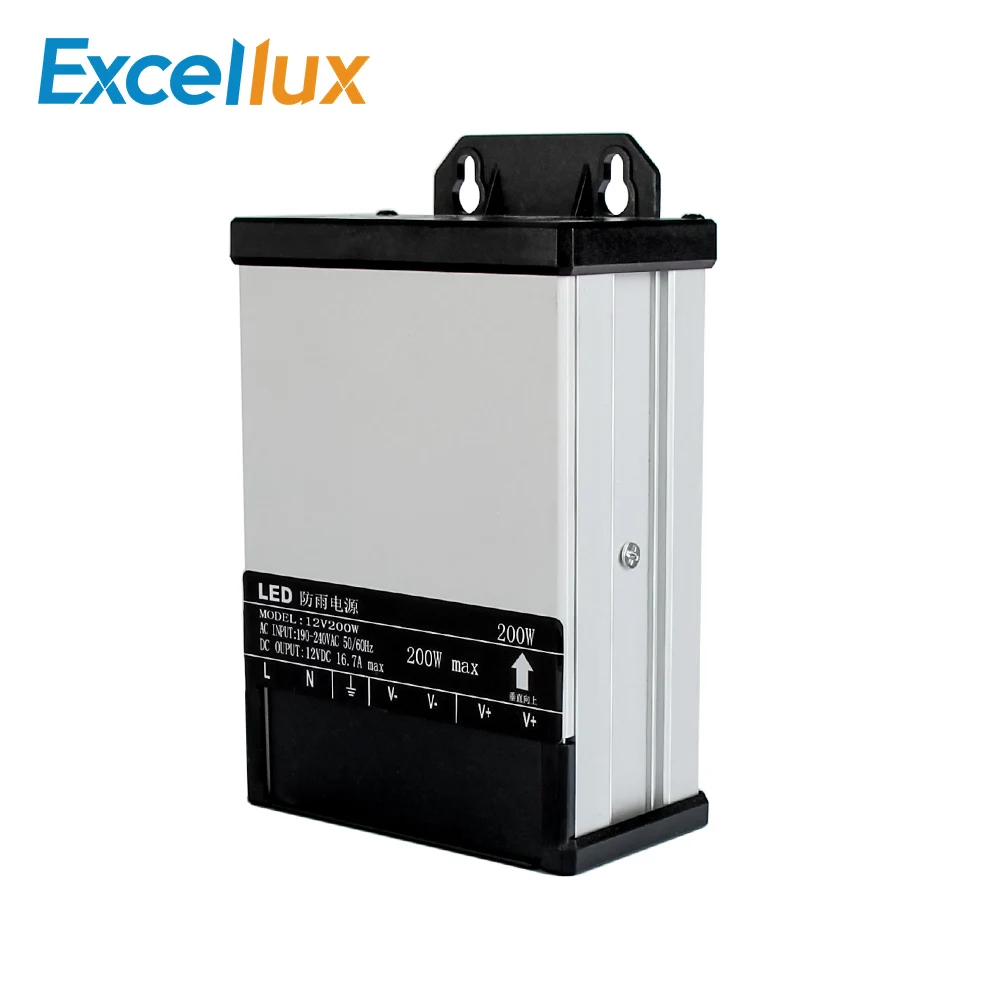 

Power Supply DC12V For Led Strip Light 12V 16A 200W Convenient Easy Connect Led Driver Power Controller 220 Aluminum Transformer