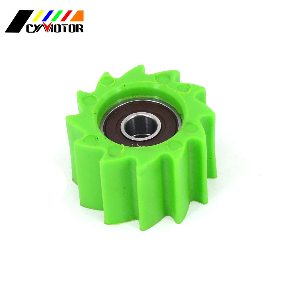 Зеленый направляющая цепи гуад и звездочки для KAWASAKI KXF250 KXF450 KXF 250 450 2009 2010 2011 2012 2013 09-16 - Цвет: C