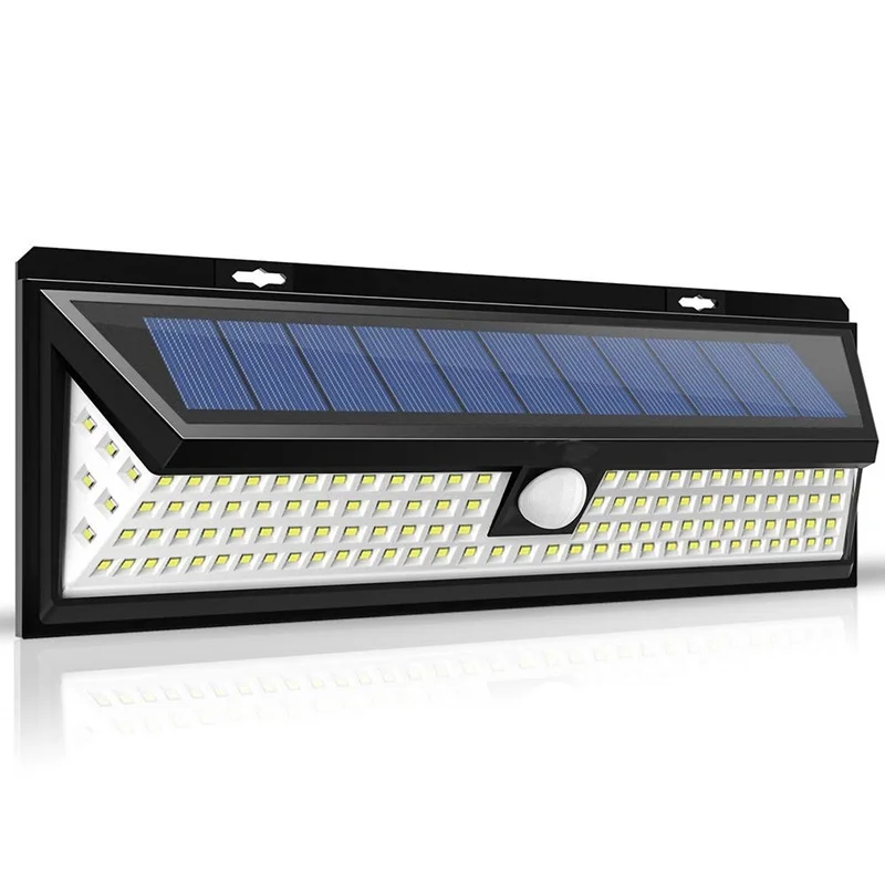 Солнечный свет 118 LED PIR датчик движения огни Открытый водонепроницаемый сада