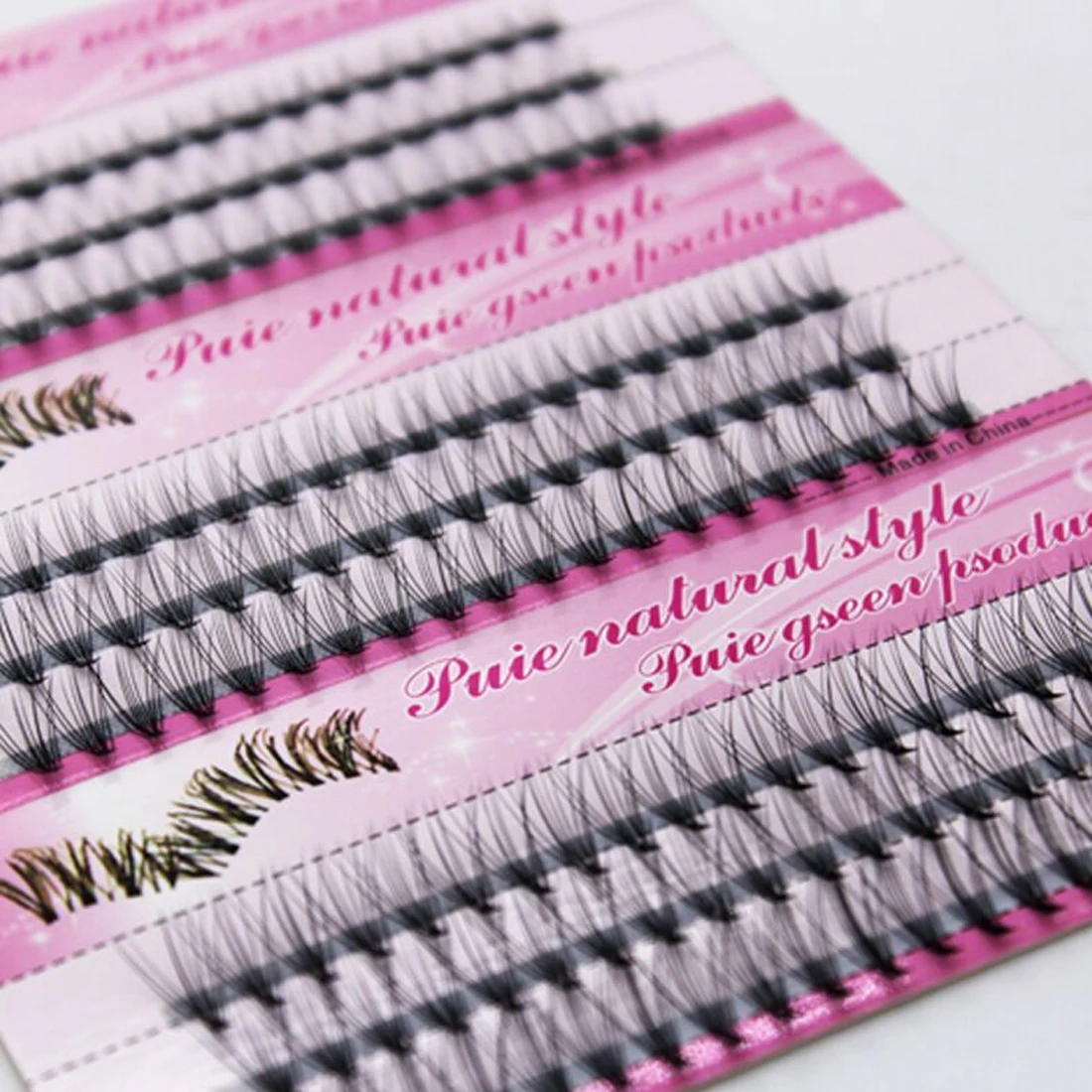 

single tufts hairy chicken claw soft natural Professional Black Man-made eyelashes self-grafting lashes Fake False eyelashes