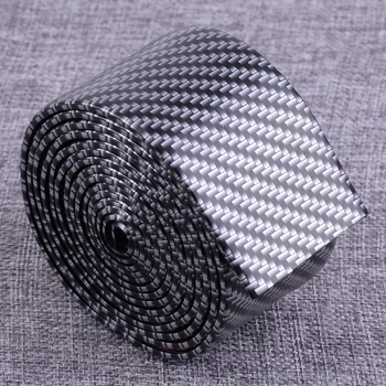 

CITALL Carbon Fiber Style Door Sill Scuff Plate Threshold Step Protector Guard Cover Car TextureSticker Strip Anti-kick Scrattch