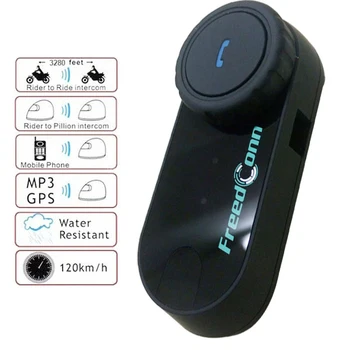 

Freedconn T-COM FM Bluetooth Motorcycle Interphone Headset Capacete Speaker Helmet Intercom Moto Walkie Talkie With FM Radio