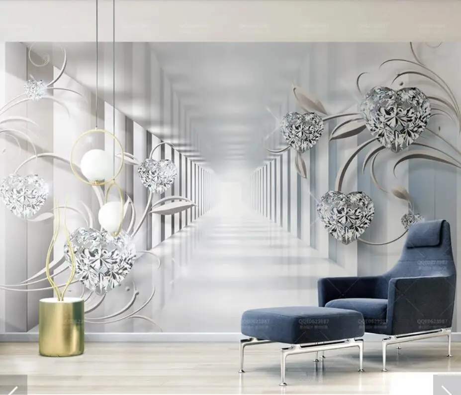 3D Wallpaper Wall Murals : 3d Wallpaper Modern Abstract Art Rome Column