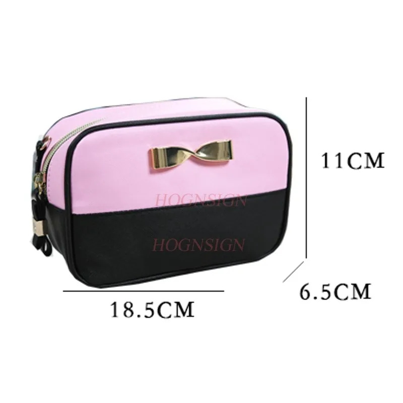 

Make Up Packet Makeup Bags Cosmetics Package Cute Bow Shoulder Diagonal Cosmetic Bag Girl Heart Grocery Toiletry Pack Travel