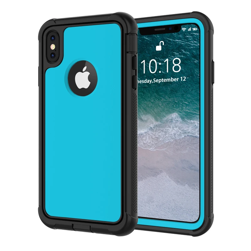 

For iPhone Xs Max Case life water Shock Dirt Snow Proof Protection for iPhone 6.5 inch With Touch ID Cover